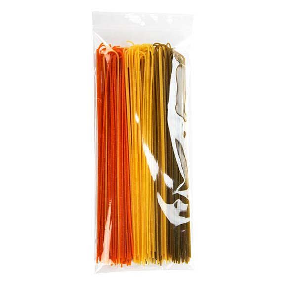 Sacchetto trasparente con chiusura a pressione e foro 12.5x30.5cm PP 75 microns (100 pezzi) [Z3R512]