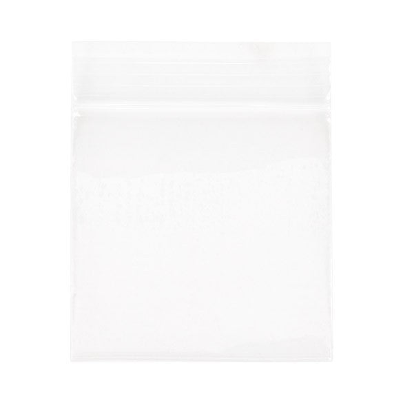 Sacchetto trasparente con chiusura a pressione 5x5cm PP 100 microns (100 pezzi) [Z4C22]