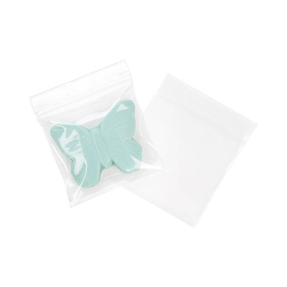 Sachet zip à transparence cristalline 100 microns 7,6x7,6cm (100 pièces) [Z4C33]