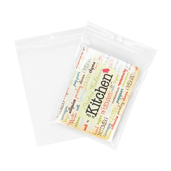 Druckverschlussbeutel mit Aufhängeloch 15x20.5cm Transparent PP 100 Mikron (100 Stück) [Z4R68]