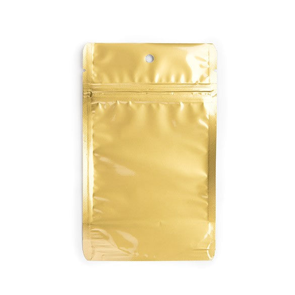 Buste doypack trasparenti/oro 9.5x5.7x15.7cm | 57 grammi (100 pezzi) [ZBGG35]