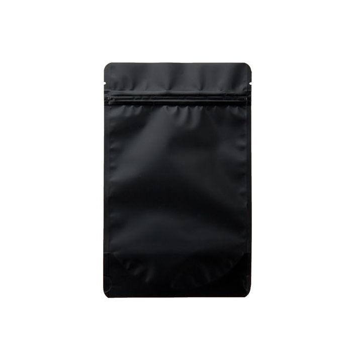 Doypack Noir mat 10.2x6x15.2cm | 57g (100 pièces) [ZBGM2MB]