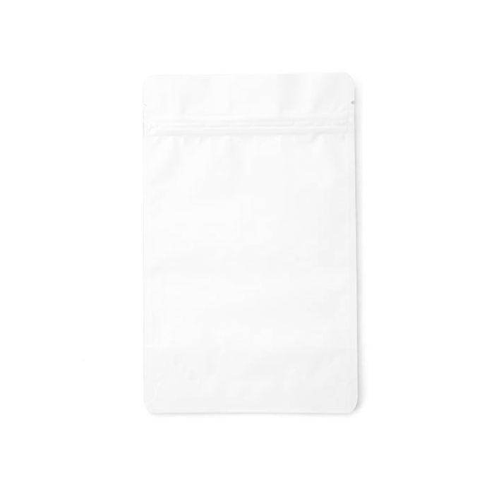 Buste doypack bianco matt 10.2x6x15.2cm | 57 grammi (100 pezzi) [ZBGM2MW]