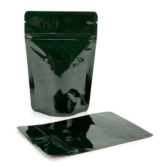 Buste doypack verdi 10x6x15cm | 57 grammi (100 pezzi) [ZBGM2HG]