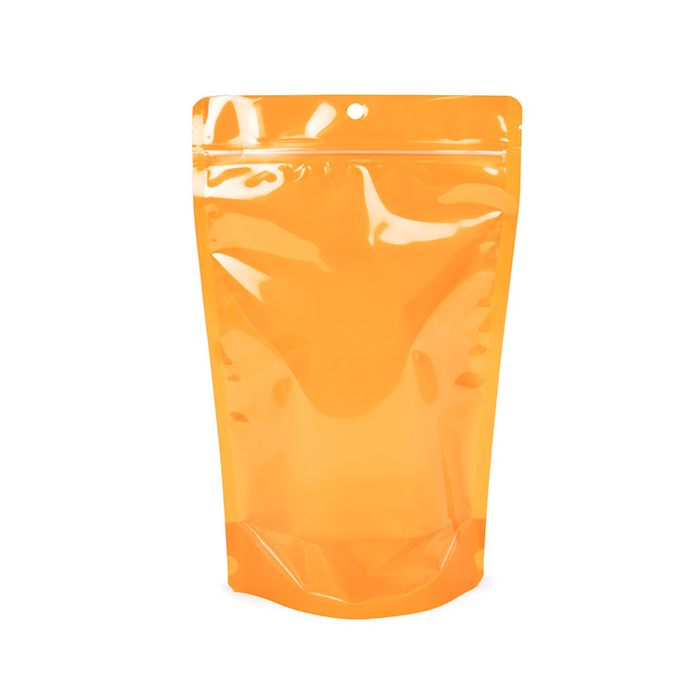 Buste doypack Trasparente/Neon Arancione 17,2x8,9x28,6 cm (100 pz) [ZBGN4OR]