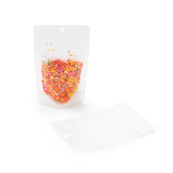 Doypack papier de riz Blanc 8x5x13cm | 28g (100 pièces) [ZBGR1WC]