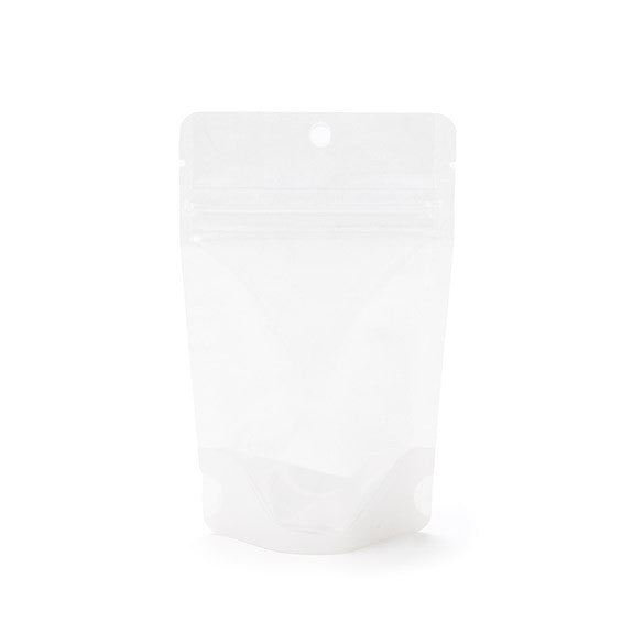 Doypack papier de riz Blanc 8x5x13cm | 28g (100 pièces) [ZBGR1WC]