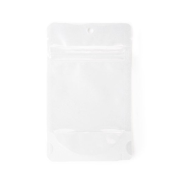 Buste doypack in carta di riso trasparente/bianco 7.9x5.1x13cm | 28 grammi (100 pezzi) [ZBGR1WC]