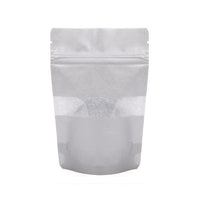 Stand Up Pouches Rice Paper Silver with Window 13x8x20.5cm | 113 grams