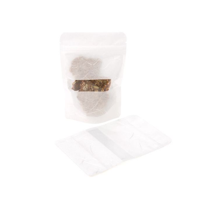 Doypack Papier de riz Blanc 10.2x6x15.2cm | 57g (100 pièces) [ZBGR2W]