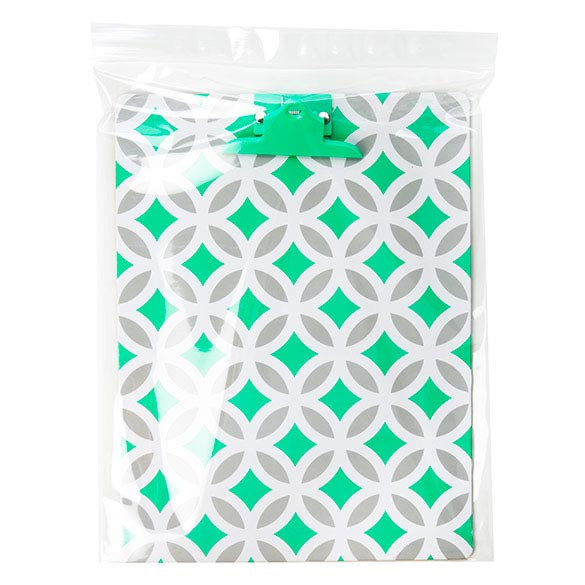 Sacchetto trasparente con chiusura a pressione 25.5x33cm PP 50 microns (100 pezzi) [ZC1013]