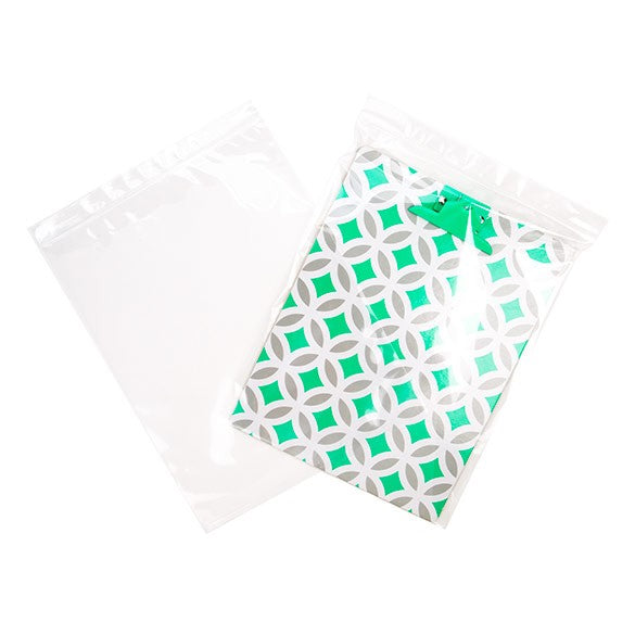 Sacchetto trasparente con chiusura a pressione 25.5x33cm PP 50 microns (100 pezzi) [ZC1013]