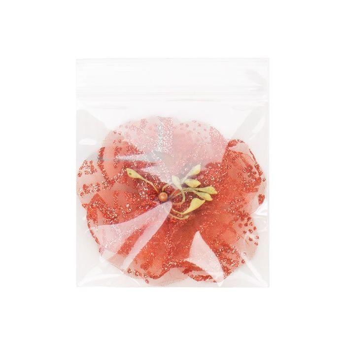 Sachet zip à transparence cristalline 6,3x6,3cm (100 pièces) [ZC2H2H]