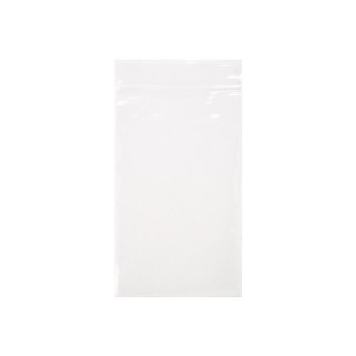 Sachet zip à transparence cristalline 7,6x12,7cm (100 pièces) [ZC35]