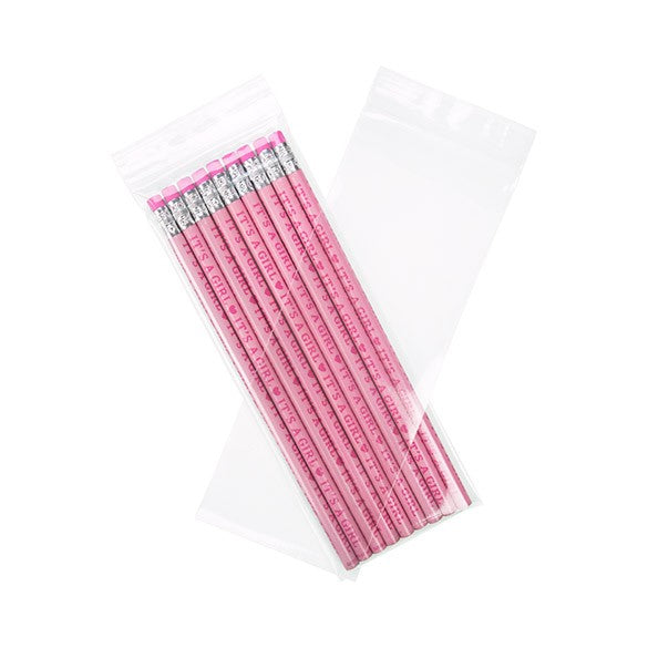 Druckverschlussbeutel 7.5x20.5cm Transparent PP 50 Mikron (100 Stück) [ZC38]