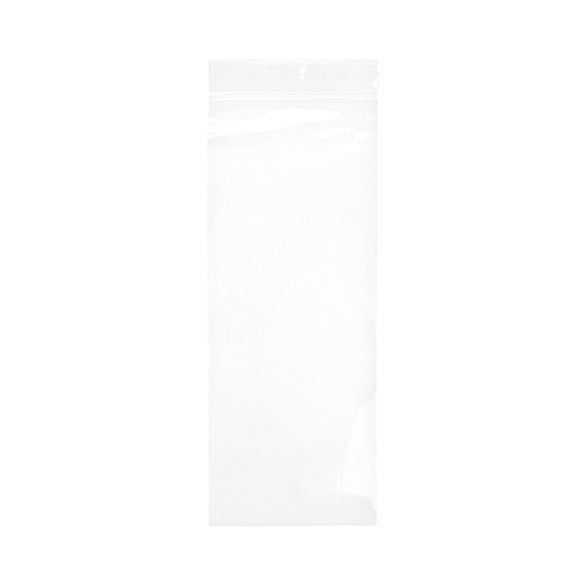 Druckverschlussbeutel 7.5x20.5cm Transparent PP 50 Mikron (100 Stück) [ZC38]