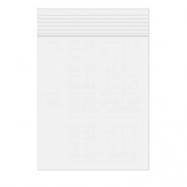 Sacchetto trasparente con chiusura a pressione 5x7.5cm PP 75 microns (100 pezzi) [Z3C23]