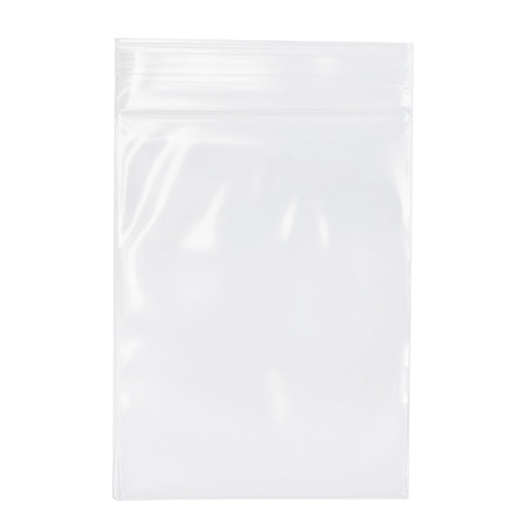 Druckverschlussbeutel Transparent 7.5x10cm PE 100 Mikron (100 Stück) [4PE34]