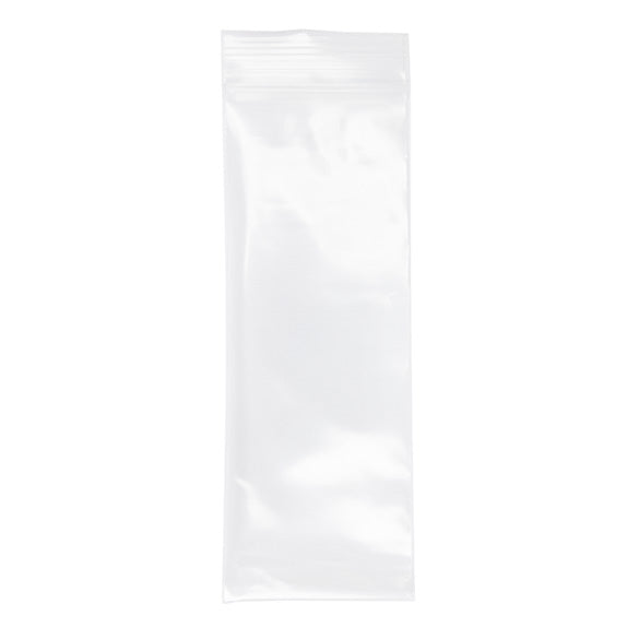 Druckverschlussbeutel Transparent 7.5x20.5cm PE 100 Mikron (100 Stück) [4PE38]