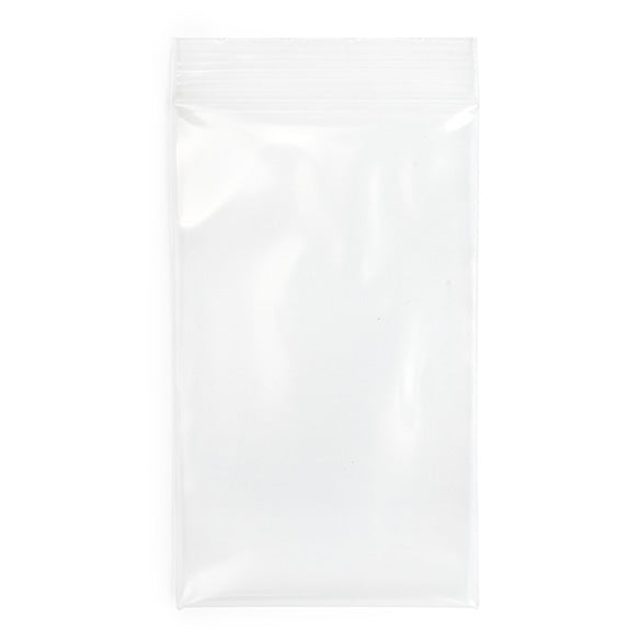 Sachet zip transparent en PE-BD 7,6x12,7cm (100 pièces) [6PE35]