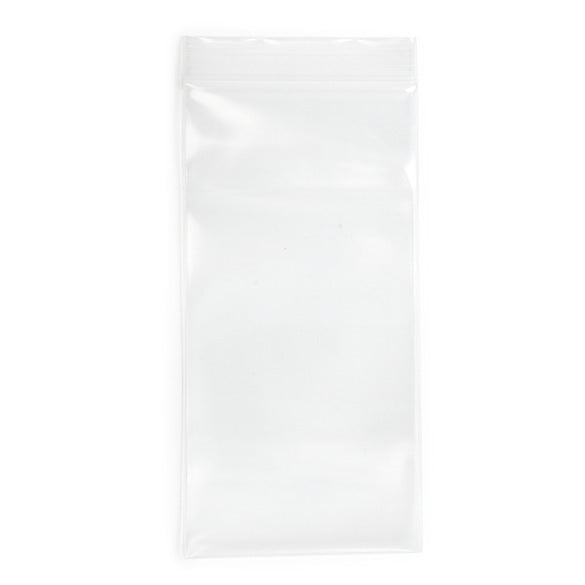 Druckverschlussbeutel Transparent 7.5x15cm PE 150 Mikron (100 Stück) [6PE36]