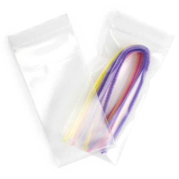 Druckverschlussbeutel Transparent 7.5x15cm PE 150 Mikron (100 Stück) [6PE36]