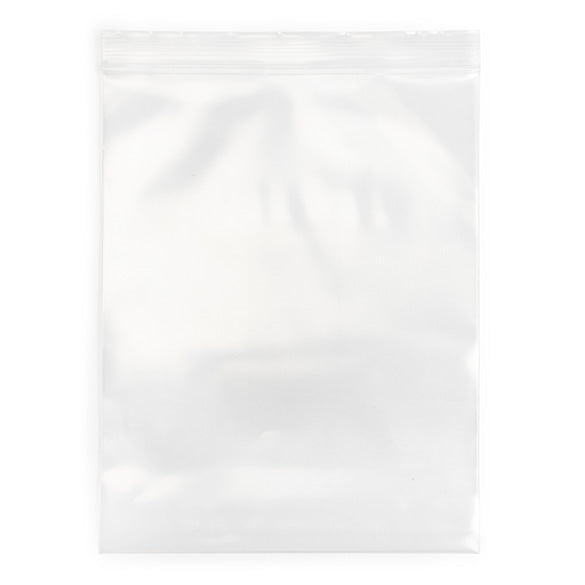 Sacchetto trasparente con chiusura a pressione 20.5x25.5cm PE 150 micron (100 pezzi) [6PE810]