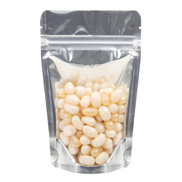 Buste doypack trasparenti/oro 9.5x5.7x15.7cm | 57 grammi (100 pezzi) [ZBGG35]