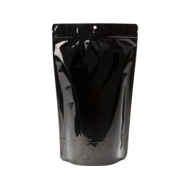 Pochettes Doypack noires 17,1 x 8,9 x 28,6 cm avec trou de suspension (100 pièces) [ZBGM4BH]