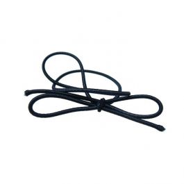 Ruban élastique de décoration Vinyle Stretch à dérouler noir 35.5 cm (50 Pièces) [14SB]