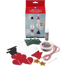 Des bonhommes de neige tourbillonnants, 1 set [HOB-100768]