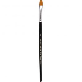 Gold Line Pinsel, Nr. 8, L 18,5 cm, B 8 mm, Flach, 12 Stk/ 1 Pck [HOB-10208]