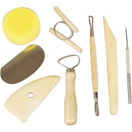 Ton-Schlingen, runde Kanten, L 20 cm, 6 Stk/ 1 Pck [HOB-10304]