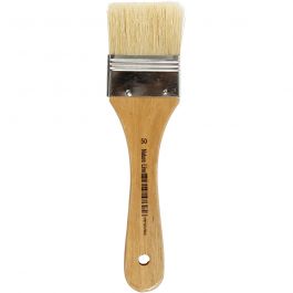 Pinceaux pour vernis, L : 18,5 cm, L : 50 mm, Plat, 12 pièces/ 1 Pq. [HOB-10436]