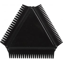 Struktur-Werkzeug, Größe 9 cm, Schwarz, 1 Stk [HOB-10463]