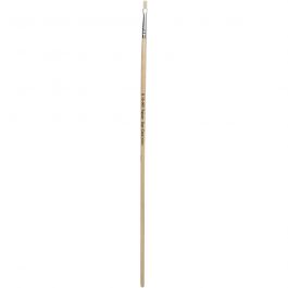Nature Line Pinsel, Nr. 0, B 4 mm, langer Griff, 12 Stk/ 1 Pck [HOB-10500]