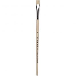 Nature Line Pinsel, L 18,5 cm, B 10 mm, Flach, 12 Stk/ 1 Pck [HOB-10608]