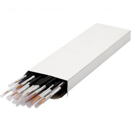 Gold Line Pinsel, rund + flach, Nr. 1-22, B 1-7 mm, 168 Stk/ 1 Pck [HOB-10750]