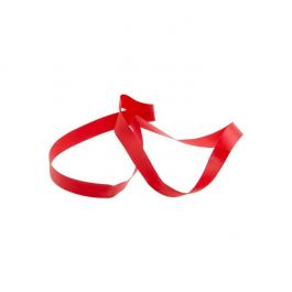 Ruban élastique de décoration Vinyle Stretch à dérouler rouge 25,5cm  (50 Pièces)  [10CVLRD]