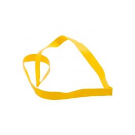 Ruban élastique de décoration Vinyle Stretch à dérouler jaune 25,5cm  (50 Pièces)  [10CVLYW]