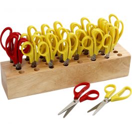 Kinderschere, L 12,5 cm, Rund, 1 Set [HOB-11227]