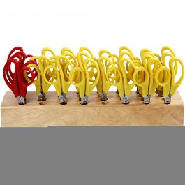 Schulscheren mit Ständer - Sortiment, L 14 cm, Rund, 1 Set [HOB-11228]