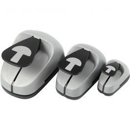 Stanzer-Set, Pilz, Größe 25+50+75 mm, 3 Stk/ 1 Pck [HOB-112780]
