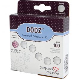 DODZ points autocollants, d 12 mm, ép. 2 mm, 100 pièces/ 1 Pq. [HOB-11568]