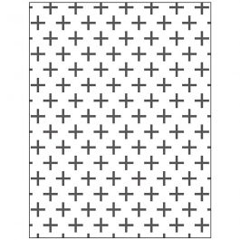 Gabarit d'embossage, Motif de croix, dim. 11x14 cm, ép. 2 mm, 1 pièce [HOB-11770]