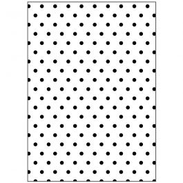Gabarit d'embossage, Motif de points, dim. 13x18,5 cm, ép. 2 mm, 1 pièce [HOB-11775]