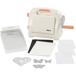 Kit débutant - Machine à couper et à embosser, A5, feuille 155x210 mm, 1 set [HOB-11794]