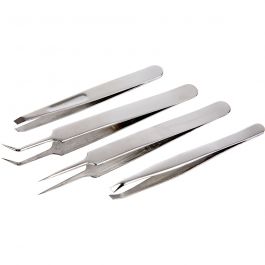 Pinzetten-Set, L 9-12 cm, 4 Stk/ 1 Pck [HOB-13066]