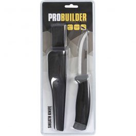 Messer mit Futteral, L 10 cm, B 2,5 cm, 1 Stk [HOB-13088]