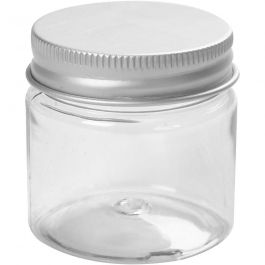 Pot à couvercle vissé, H : 45 mm, d 44 mm, 50 ml, 10 pièces/ 1 Pq. [HOB-13179]